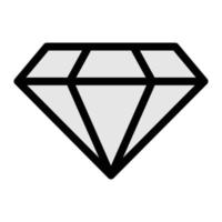 diamant vectorillustratie op een background.premium kwaliteit symbolen.vector pictogrammen voor concept en grafisch ontwerp. vector