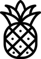 ananas vectorillustratie op een background.premium kwaliteit symbolen.vector iconen voor concept en grafisch ontwerp. vector