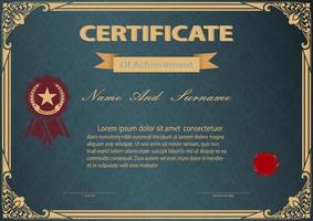 certificaat vintage vector