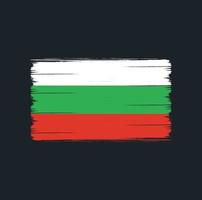 bulgarije vlag borstel. nationale vlag vector