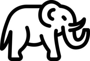 olifant vectorillustratie op een background.premium kwaliteit symbolen.vector pictogrammen voor concept en grafisch ontwerp. vector