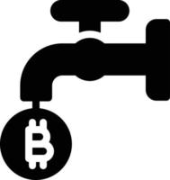 tik bitcoin vectorillustratie op een background.premium kwaliteitssymbolen. vector iconen voor concept en grafisch ontwerp.