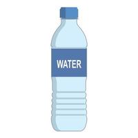 water drinken plastic fles vector