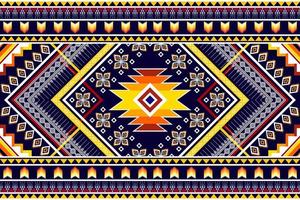 abstract geometrisch etnisch patroonontwerp. Azteekse stof tapijt mandala ornament etnische chevron textiel decoratie behang. tribal boho inheemse etnische traditionele borduurwerk vector achtergrond