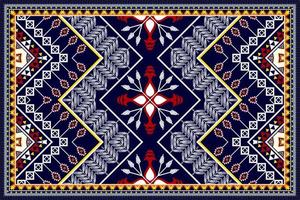 abstract geometrisch etnisch patroonontwerp. Azteekse stof tapijt mandala ornament etnische chevron textiel decoratie behang. tribal boho inheemse etnische traditionele borduurwerk vector achtergrond