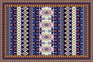 abstract geometrisch etnisch patroonontwerp. Azteekse stof tapijt mandala ornament etnische chevron textiel decoratie behang. tribal boho inheemse etnische traditionele borduurwerk vector achtergrond