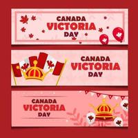 victoria canada dag banner vector