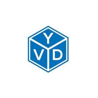 yv brief logo ontwerp op witte achtergrond. yvd creatieve initialen brief logo concept. yvd-letterontwerp. vector