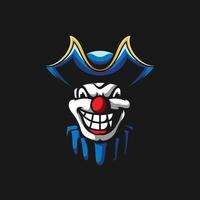 clown mascotte ontwerp vector