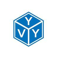 yvy brief logo ontwerp op witte achtergrond. yvy creatieve initialen brief logo concept. yvy-briefontwerp. vector
