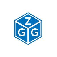 zgg brief logo ontwerp op witte achtergrond. zgg creatieve initialen brief logo concept. zgg brief ontwerp. vector