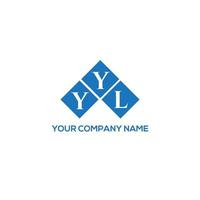 yyl creatieve initialen brief logo concept. yyl brief design.yyl brief logo ontwerp op witte achtergrond. yyl creatieve initialen brief logo concept. yyl brief ontwerp. vector