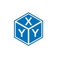 xyy brief logo ontwerp op witte achtergrond. xyy creatieve initialen brief logo concept. xyy brief ontwerp. vector