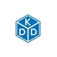 kdd brief logo ontwerp op witte achtergrond. kdd creatieve initialen brief logo concept. kdd brief ontwerp. vector