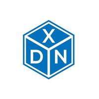 xdn brief logo ontwerp op witte achtergrond. xdn creatieve initialen brief logo concept. xdn-briefontwerp. vector