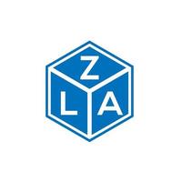 mobilezla brief logo ontwerp op witte achtergrond. zla creatieve initialen brief logo concept. zla brief ontwerp. vector