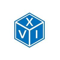 xvi brief logo ontwerp op witte achtergrond. xvi creatieve initialen brief logo concept. xvi brief ontwerp. vector