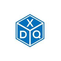 xdq brief logo ontwerp op witte achtergrond. xdq creatieve initialen brief logo concept. xdq brief ontwerp. vector