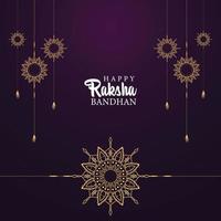 gelukkige raksha bandhan indian festival viering achtergrond vector