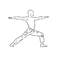 Qigong vector schets