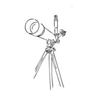 telescoop vector schets
