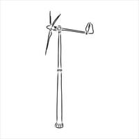 wind generator vector schets