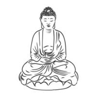 boeddha vector schets