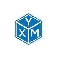 YXM brief logo ontwerp op witte achtergrond. yxm creatieve initialen brief logo concept. yxm-briefontwerp. vector