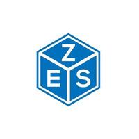 zes letter logo ontwerp op witte achtergrond. zes creatieve initialen brief logo concept. zes letter ontwerp. vector