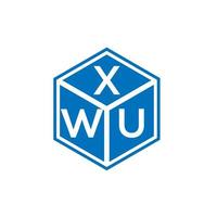 xwu brief logo ontwerp op witte achtergrond. xwu creatieve initialen brief logo concept. xwu-briefontwerp. vector