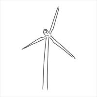 wind generator vector schets