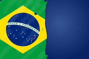 brazilië banner achtergrondgeluid met kopieerruimte. geschikt om daarmee te plaatsen en op inhoud. vector