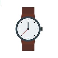 casual horloge egale kleur icoon vector