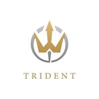 trident logo sjabloon vector pictogram