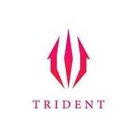 trident logo sjabloon vector pictogram