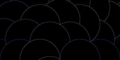 donkerroze, blauwe vectorachtergrond met bellen. vector