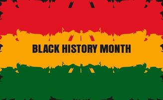 zwarte geschiedenis maand achtergrond. afro-amerikaanse geschiedenis of zwarte geschiedenismaand. jaarlijks gevierd in februari in de vs en canada. zwarte geschiedenis maand 2022 vector