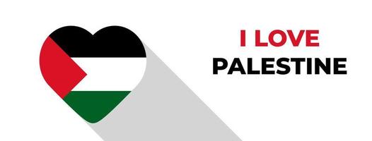 Palestina vlag vector ontwerp. eps 10 vector