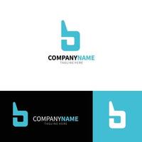 letter b logo ontwerp monogram logo sjabloon vector