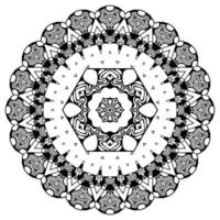 Arabische mandala. symmetrisch patroon vector