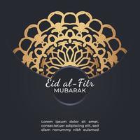 eid mubarak feestelijke illustratie. vector