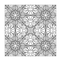 mandala naadloos patroon bloemenornament vector