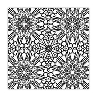 mandala naadloze patroon bloemen ornament. vector