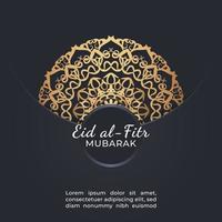 eid mubarak feestelijke illustratie. vector