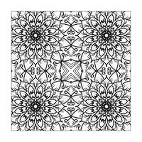 mandala naadloze patroon bloemen ornament. vector