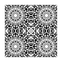 mandala naadloos patroon bloemenornament vector