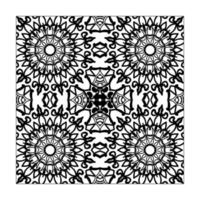 mandala naadloos patroon bloemenornament vector