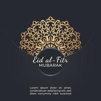 eid mubarak feestelijke illustratie. vector