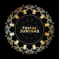 mandala festas juninas bloemen ornament. vector