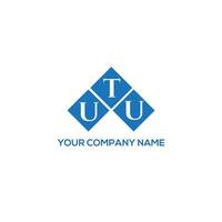 utu brief logo ontwerp op witte achtergrond. utu creatieve initialen brief logo concept. utu brief ontwerp. vector